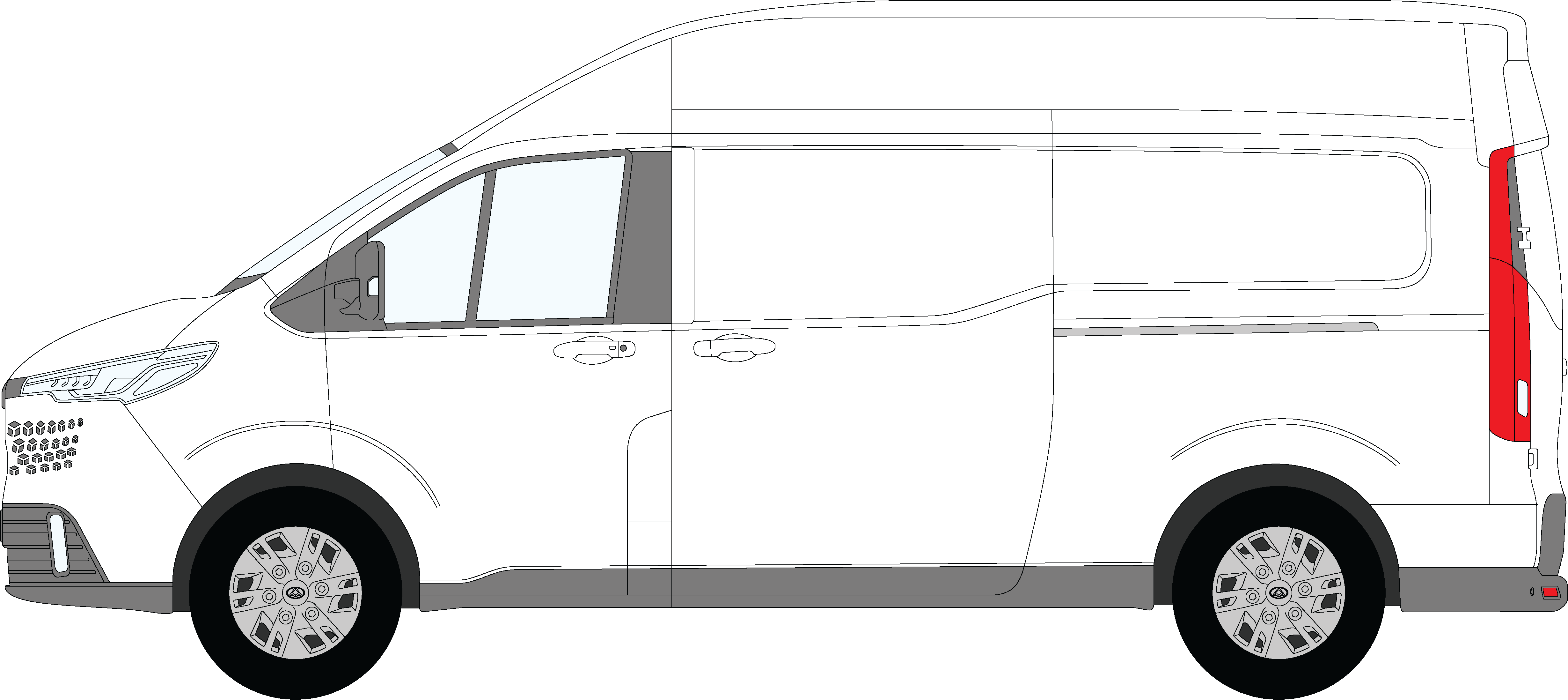 L2 H2 Twin Rear Door Photo